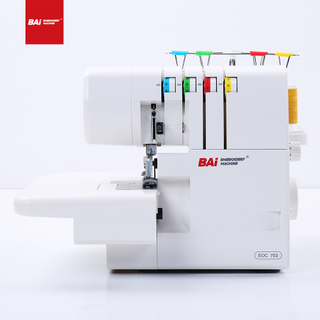Máquina de coser rosca de Overlocking Bai con piezas de repuesto de la máquina de coser